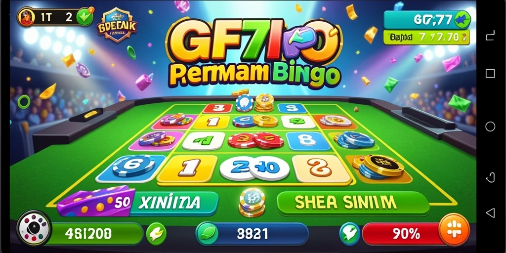 Tampilan gameplay Bingo yang menarik di GF777.