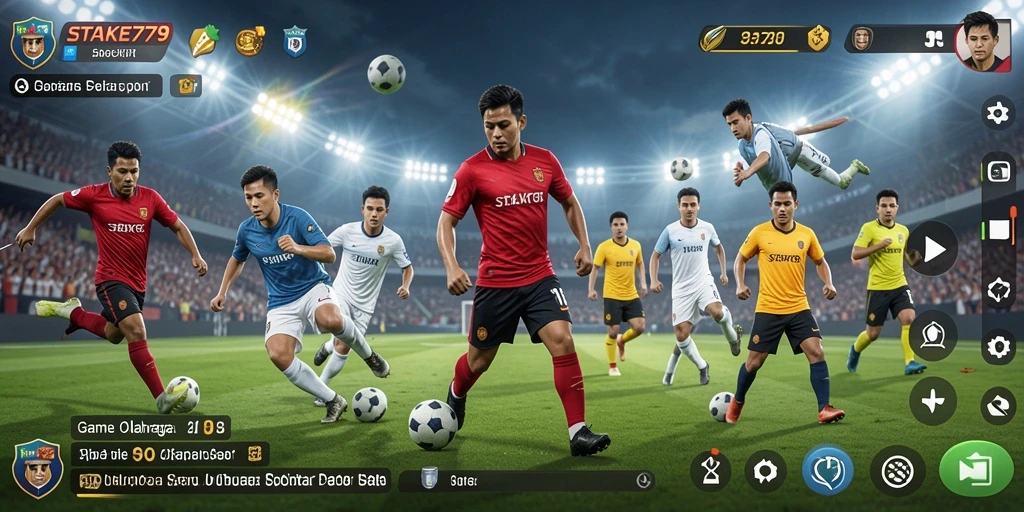 Tampilan gameplay menarik dari STAKE779 menunjukkan aksi olahraga yang mendebarkan.
