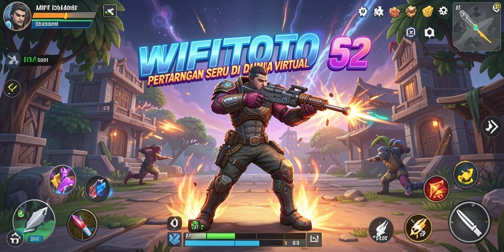 Gameplay <strong>WIFITOTO</strong> menampilkan pertarungan yang dinamis dan mendebarkan.